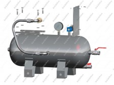 Емкости для горизонтальных насосных установок с одним вакуумным насосом Vuototecnica