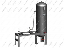 Емкости для вертикальных насосных установок с вакуумным насосом Vuototecnica