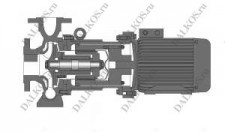 Магнитно сдвоенный насос Hermetic pumpen серия MCN