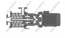 Магнитно сдвоенный насос Hermetic pumpen серия MCAM