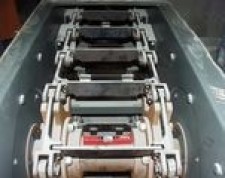 TRD - Скребковый конвейер с двойной штампованной цепью