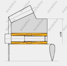 Муфта самоцентрирующаяся Tollok, серия TLK400, TLK401