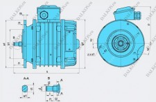 Асинхронный электродвигатель Balkansko Echo, серия KKE