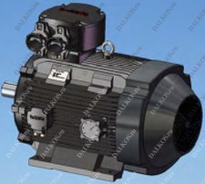 Двигатель OME Motors, серия YB3 (6-полюсный, U 3000-6000V)