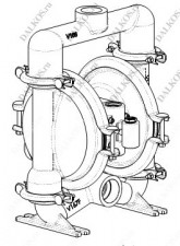 Мембранный насос Versa-Matic 1 1/4 V