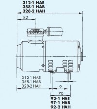 Drumag 1 HAE-10-M104X / 1 HAB-19-M114 / 1 HAB-19-M115 Безмасляные поршневые компрессоры