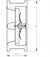 Noval DN 50 - 1200 / PN 6 - 16 | DSCVW16-FS Затвор обратный двойной