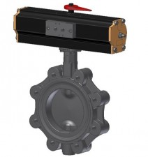 Noval DN 350 - 600 / PN 6 - 16 | BVL16-CI Поворотный затвор фланцевый со свободным хвостовиком вала