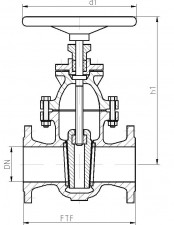 Noval DN 65 - 200 / PN 16 | OGV16-CS Задвижка овальная клиновая