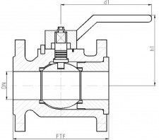 Noval DN 25 - 150 / PN 10 - 16 | BV16-CI Шаровой кран из высокопрочного чугуна
