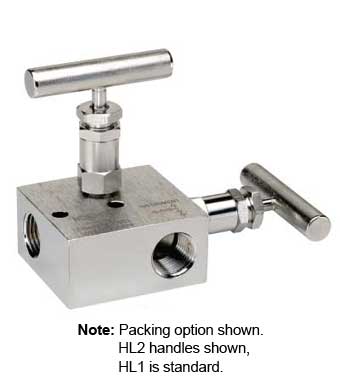 Двух-вентильный запорный клапан 2604/2704