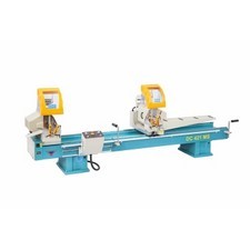 DC 421 MS — двухголовая пила (с дисками 420 мм, полу-автомат с охлаждением) 380 В Оборудование для изготовления алюминиевых окон