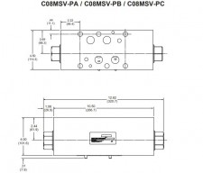 Continental Hydraulics C08MSV-PA / C08MSV-PB / C08MSV-PC | Обратный клапан