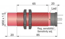 AECO SC30P-CE25 PNP NO+NC K | Емкостной датчик