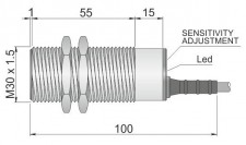 AECO SC30SM-A20 NC AD3 | Емкостной датчик