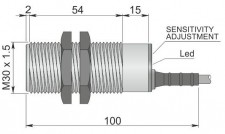 AECO SC30SP-A20 NC AD3 LC5 | Емкостной датчик