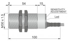 AECO SC30SP-A20 NC AD3 | Емкостной датчик