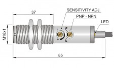 AECO FT18SM-CP50 | Фотоэлектрический датчик