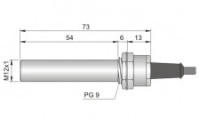 AECO SMC-09 PG NO | Магнитный герконовый датчик