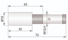 AECO SUM-P15 CR U H | Ультразвуковой датчик