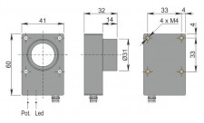 AECO SUP-P100 PNP NO U H1 | Ультразвуковой датчик