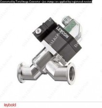 Клапан Leybold DN 25 с электропневматическим управлением. Прямой клапан.