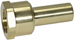 Screw-on supports, brass, IT, 1/2 BSP, for pipe exterior Ø 15 mm