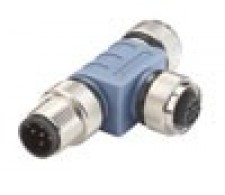 Соединитель Т-образный Kubler М12, 5 штифтов, CANopen/DeviceNet