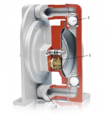 Мембранный насос Tapflo ТХ A104 металлический